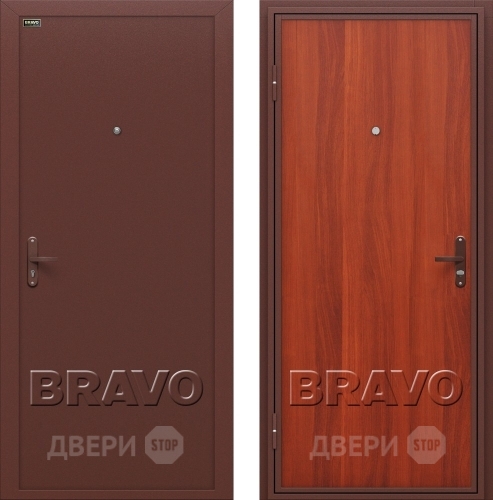 Дверь Bravo Инсайд эконом (Внутреннее открывание) в Луховицах