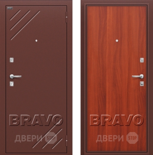 Дверь Bravo Оптим Стандарт Итальянский Орех в Луховицах