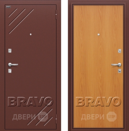 Дверь Bravo Оптим Стандарт Миланский Орех в Луховицах