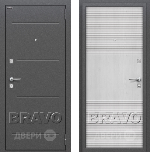 Входная металлическая Дверь Bravo Оптим Фит Pine Feelwood в Луховицах