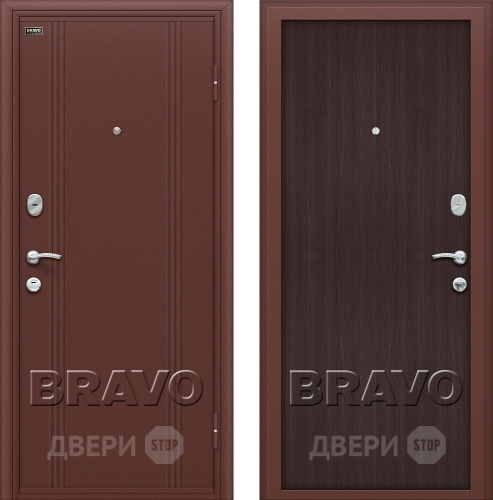 Входная металлическая Дверь Bravo Оптим Door Out 201 Венге в Луховицах