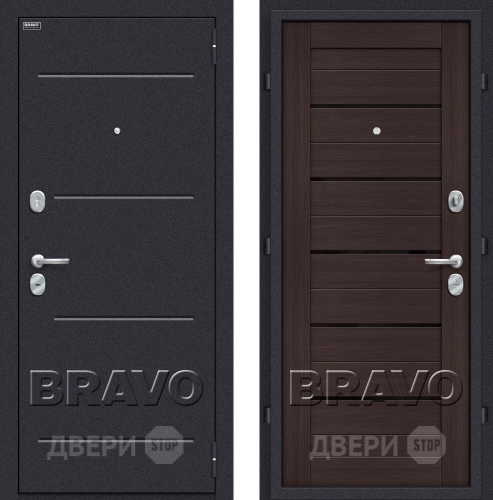 Дверь Bravo Оптим Техно Венге в Луховицах