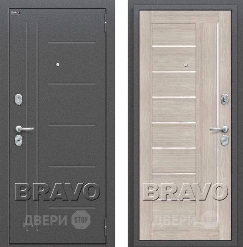 Входная металлическая Дверь Bravo Оптим Проф Капучино в Луховицах