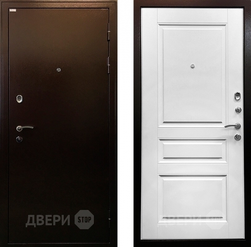 Входная металлическая Дверь Ратибор Статус 3К Белый Ясень в Луховицах