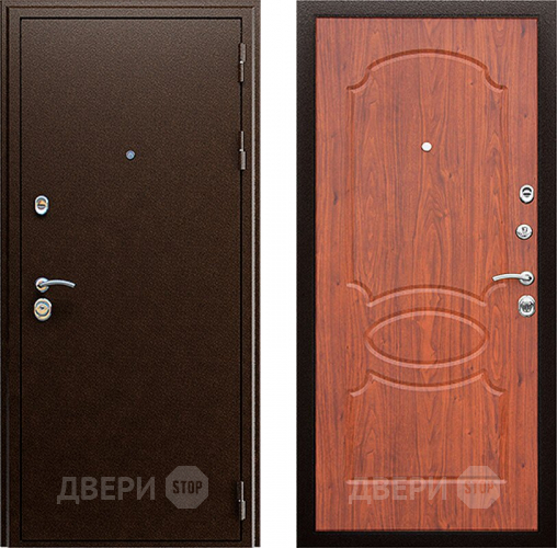 Входная металлическая Дверь АСД Грация Орех темный в Луховицах