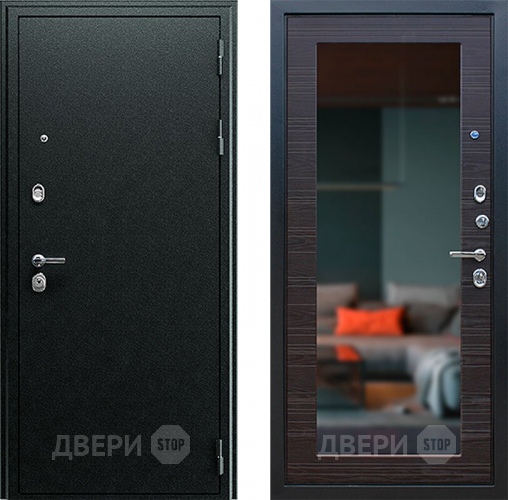 Дверь АСД Next-1 с зеркалом Венге поперечный в Луховицах
