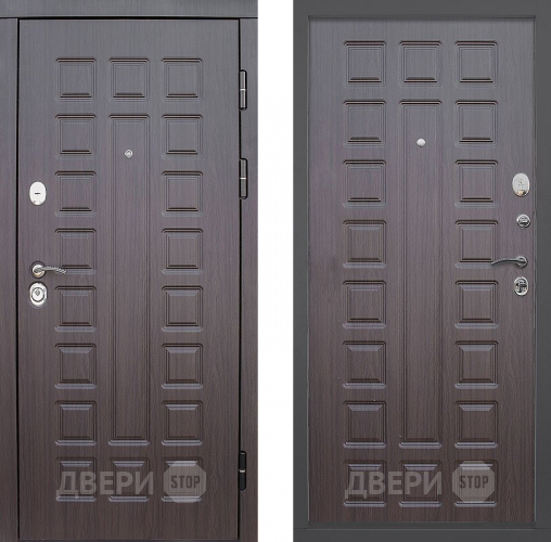 Входная металлическая Дверь Снедо S01 2К Венге  в Луховицах