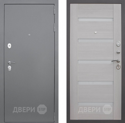 Входная металлическая Дверь Снедо Люкс Белая Лиственница 3К в Луховицах