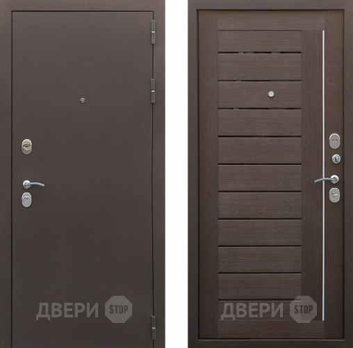 Входная металлическая Дверь Снедо Бордо 3К Темный орех  в Луховицах
