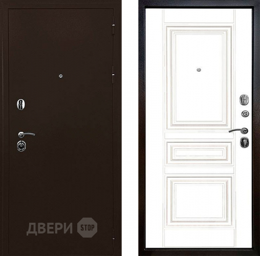 Входная металлическая Дверь Ратибор Рим 3К Белый матовый в Луховицах