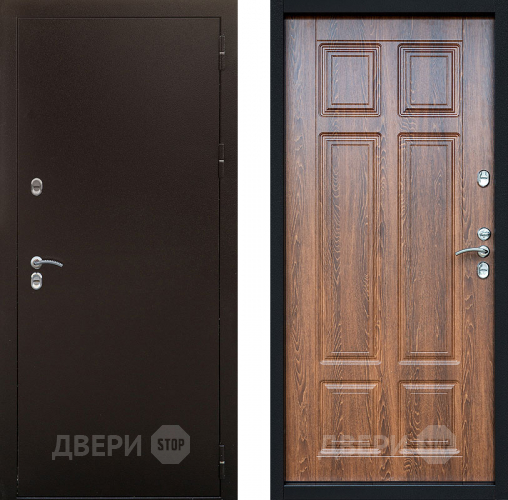 Входная металлическая Дверь Сибирь Термо Дуб филадельфия коньяк в Луховицах