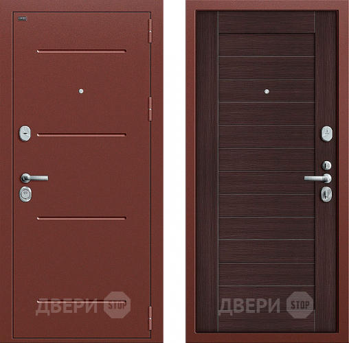 Входная металлическая Дверь Groff Т2-221 Wenge Veralinga в Луховицах