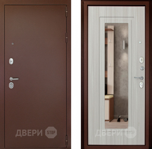 Дверь (Дверной Континент) Гарант - 1 Зеркало Сандал белый в Луховицах