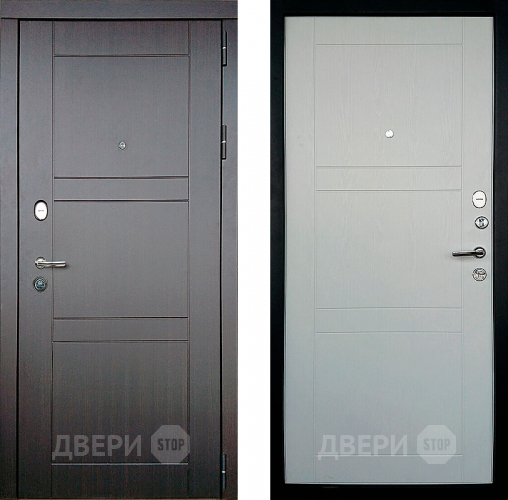 Входная металлическая Дверь Дверной Континент Тепло - Макс Белое дерево в Луховицах