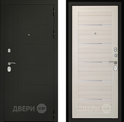 Входная металлическая Дверь (Дверной Континент) Сити - С3К Беленый дуб в Луховицах