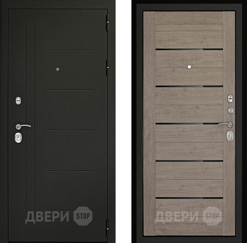 Входная металлическая Дверь (Дверной Континент) Сити - С3К Лиственница серая в Луховицах