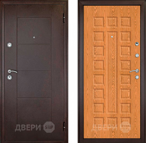 Входная металлическая Дверь Форпост Квадро Дуб золотой в Луховицах