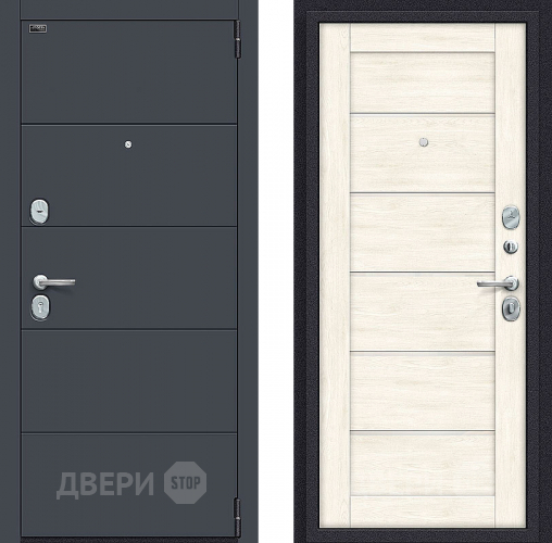 Входная металлическая Дверь Bravo Порта S-3 4/Л22 Nordic Oak в Луховицах