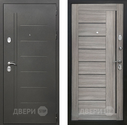 Входная металлическая Дверь Престиж Профи Дуб дымчатый в Луховицах