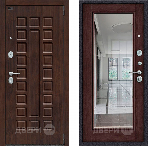 Дверь Bravo Porta S-3 51/П61 с зеркалом Венге в Луховицах