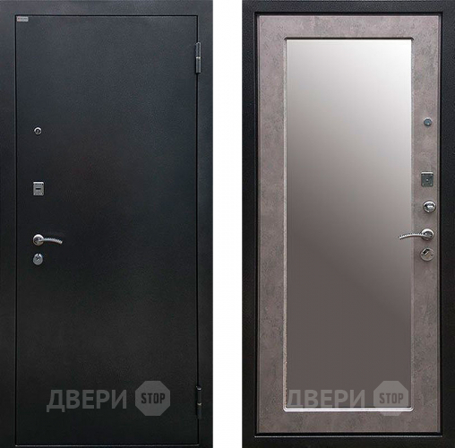 Дверь Ратибор Классик 3К с зеркалом Бетон светлый в Луховицах