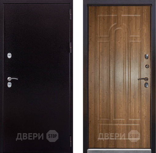 Дверь Заводская Урал Термо Орех Кантри (с терморазрывом) в Луховицах