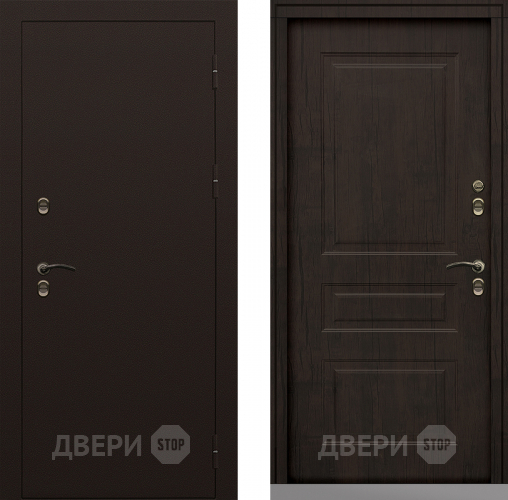 Дверь Сибирь Термо-Стандарт тиковое дерево в Луховицах