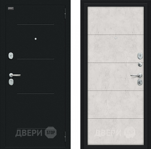 Входная металлическая Дверь Bravo Граффити-1 Букле черное/Look Art в Луховицах