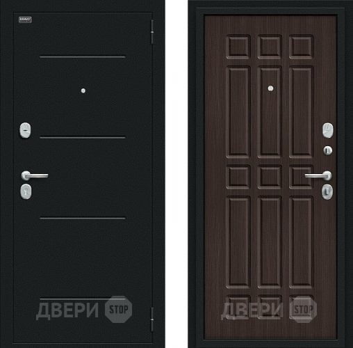 Дверь Bravo Мило Букле черное/Wenge Veralinga в Луховицах