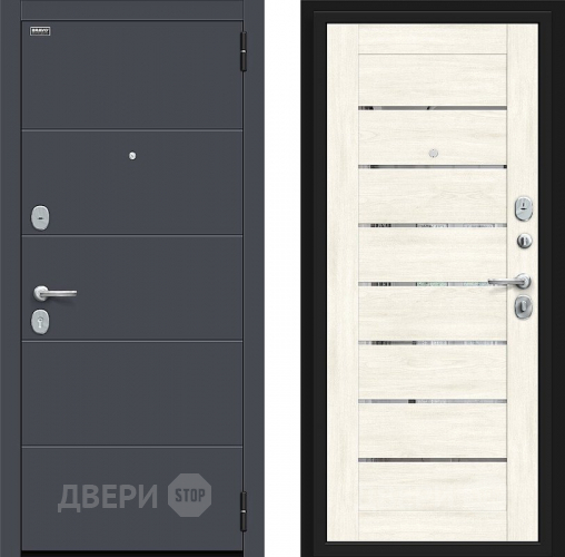 Дверь Bravo Прайд Kale Graphite Pro/Nordic Oak в Луховицах