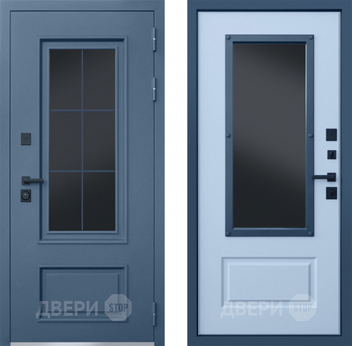 Дверь АСД Терморазрыв Эльбрус с окном и английской решеткой в Луховицах