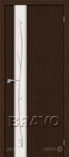 Межкомнатная дверь Глейс-1 Twig (3D Wenge) в Луховицах