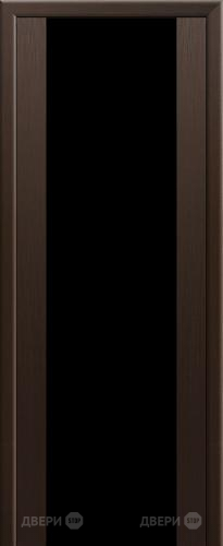 Межкомнатная дверь ProfilDoors 8X венге мелинга (черный триплекс) в Луховицах