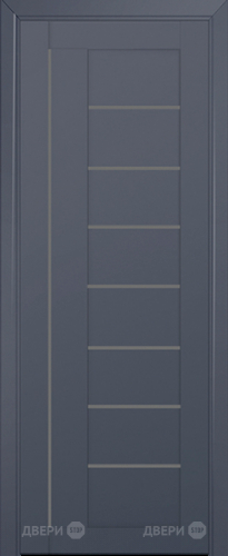 Межкомнатная дверь ProfilDoors 17U антрацит (графит) в Луховицах