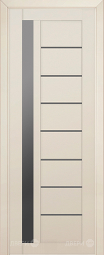 Межкомнатная дверь ProfilDoors 37U магнолия сатинат (графит) в Луховицах