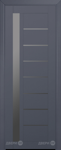 Межкомнатная дверь ProfilDoors 37U антрацит (графит) в Луховицах
