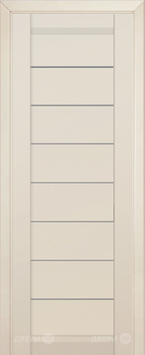 Межкомнатная дверь ProfilDoors 71U магнолия сатинат (графит) в Луховицах