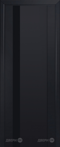Межкомнатная дверь ProfilDoors 62U черный (черный лак) в Луховицах