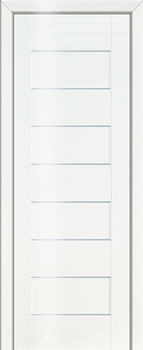 Межкомнатная дверь ProfilDoors 45L белый люкс (графит) в Луховицах