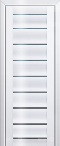 Межкомнатная дверь ProfilDoors 76L белый люкс (графит) в Луховицах