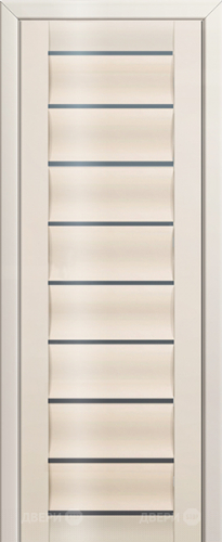 Межкомнатная дверь ProfilDoors 76L магнолия люкс (графит) в Луховицах