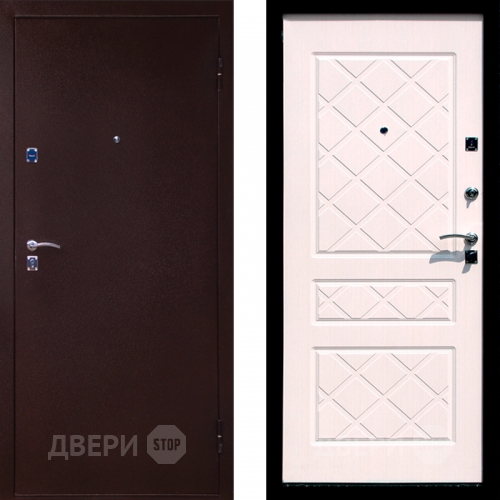 Входная металлическая Дверь СТОП ЭКО Беленый дуб в Луховицах