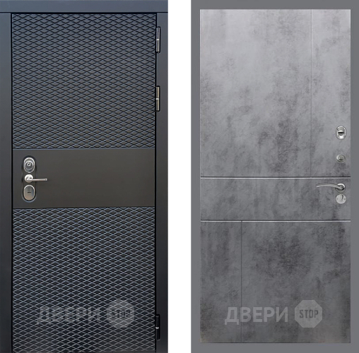 Дверь Стоп БЛЭК CISA ФЛ-290 Бетон темный в Луховицах