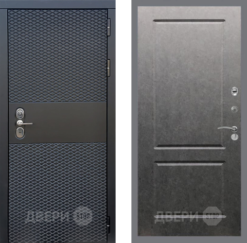 Дверь Стоп БЛЭК CISA ФЛ-117 Штукатурка графит в Луховицах