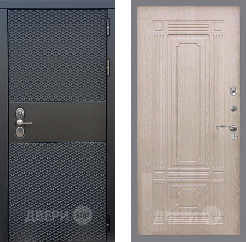 Входная металлическая Дверь Стоп БЛЭК CISA ФЛ-2 Беленый дуб в Луховицах