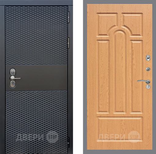 Входная металлическая Дверь Стоп БЛЭК CISA ФЛ-58 Дуб в Луховицах