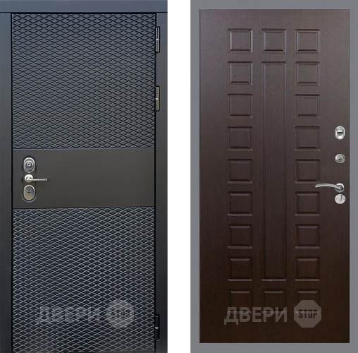 Входная металлическая Дверь Стоп БЛЭК CISA ФЛ-183 Венге в Луховицах