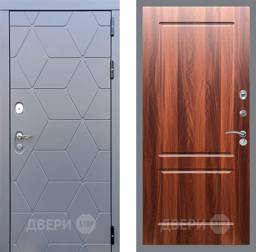 Входная металлическая Дверь Стоп КОСМО ФЛ-117 Итальянский орех в Луховицах