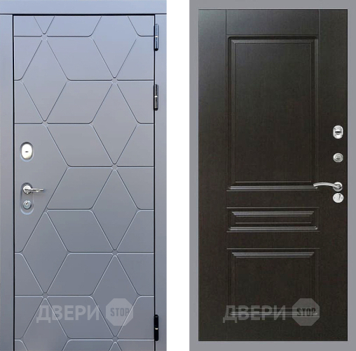 Входная металлическая Дверь Стоп КОСМО ФЛ-243 Венге в Луховицах