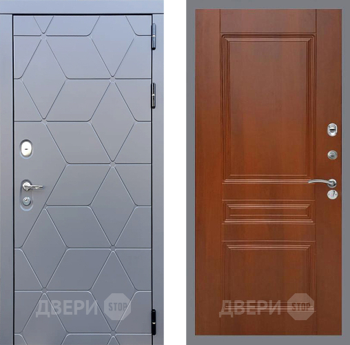 Входная металлическая Дверь Стоп КОСМО ФЛ-243 Итальянский орех в Луховицах